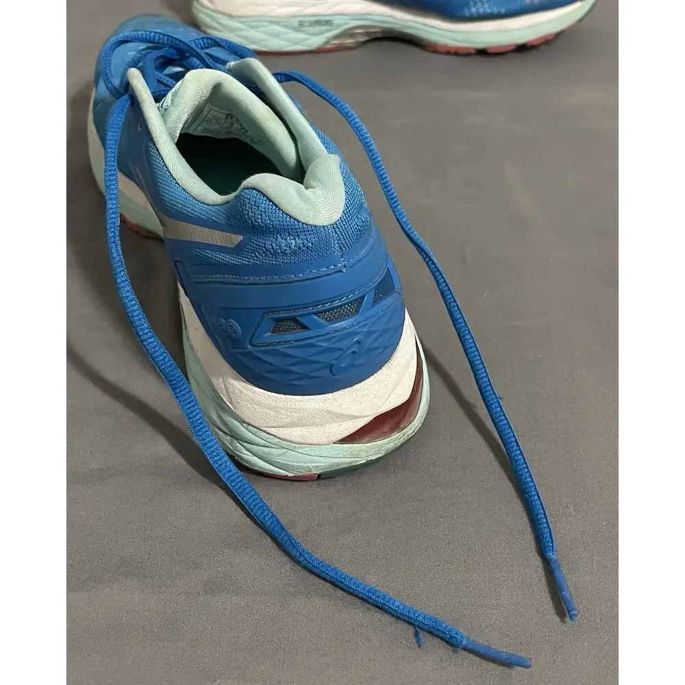 ASICS GEL-Kayano 23 Women’s Running Shoes Size 9 Diva Blue Silver Excellent